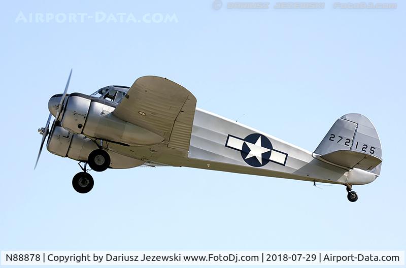 N88878, 1943 Cessna UC-78C (T-50) Bobcat C/N 4121, Cessna T-50 Bobcat 