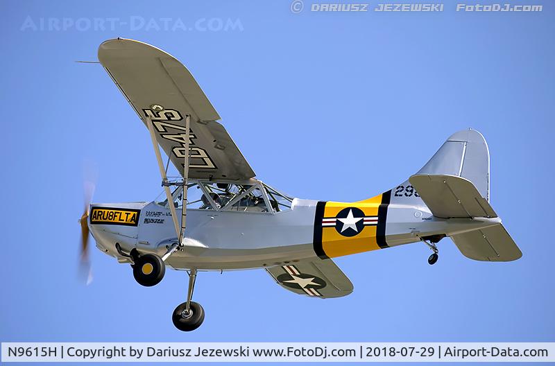 N9615H, 1943 Stinson L-5 Sentinel C/N 76-716, Stinson L-5 Sentinel  C/N 76-716, N9615H