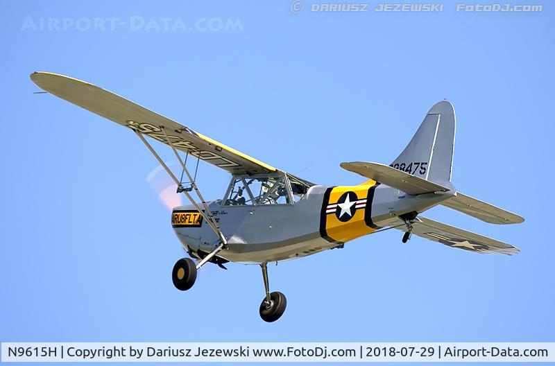 N9615H, 1943 Stinson L-5 Sentinel C/N 76-716, Stinson L-5 Sentinel  C/N 76-716, N9615H