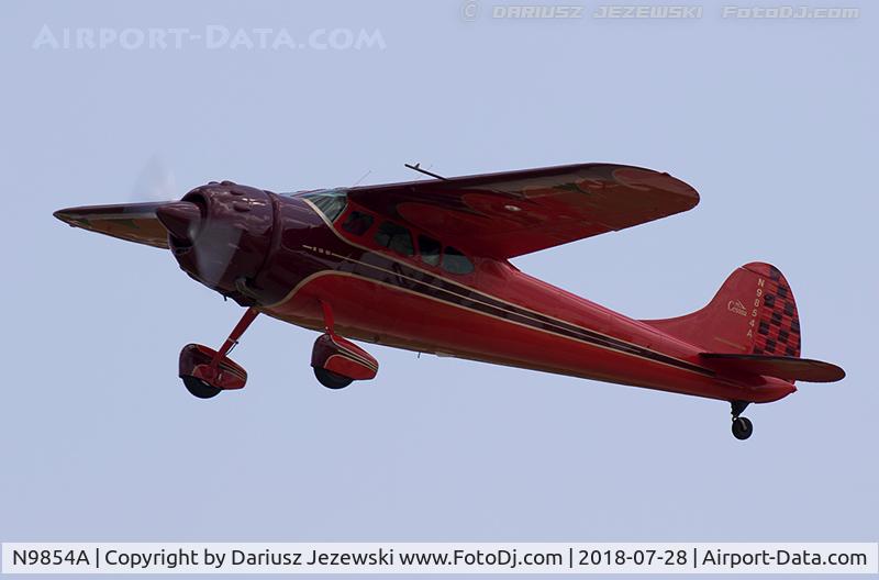 N9854A, 1952 Cessna 190 C/N 7547, Cessna 190  C/N 7547, N9854A