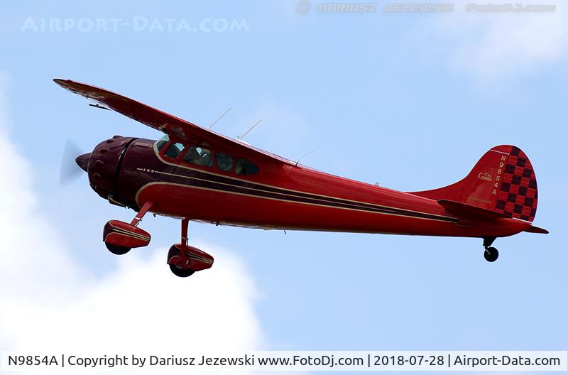 N9854A, 1952 Cessna 190 C/N 7547, Cessna 190  C/N 7547, N9854A