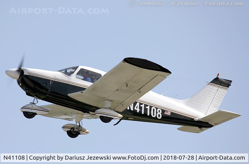 N41108, 1975 Piper PA-28-180 Cherokee C/N 28-7505195, Piper PA-28-180 Cherokee  C/N 28-7505195, N41108