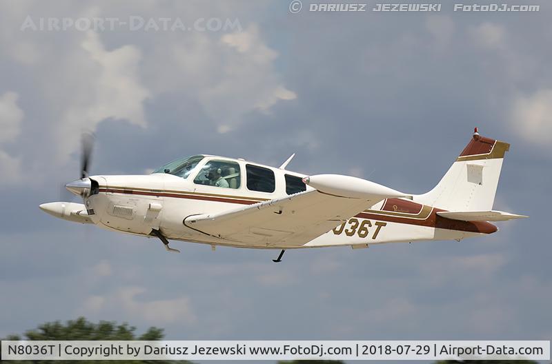 N8036T, 1980 Beech A36TC Bonanza 36 C/N EA-150, Beech A36TC Bonanza 36  C/N EA-150, N8036T