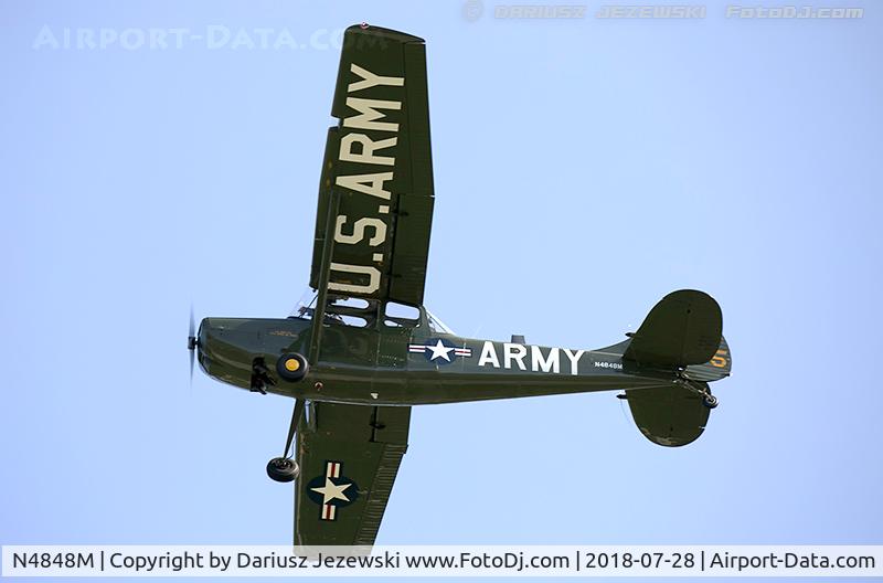 N4848M, Cessna L-19 C/N 24575, Cessna L-19 Bird Dog  C/N 24575, N4848M
