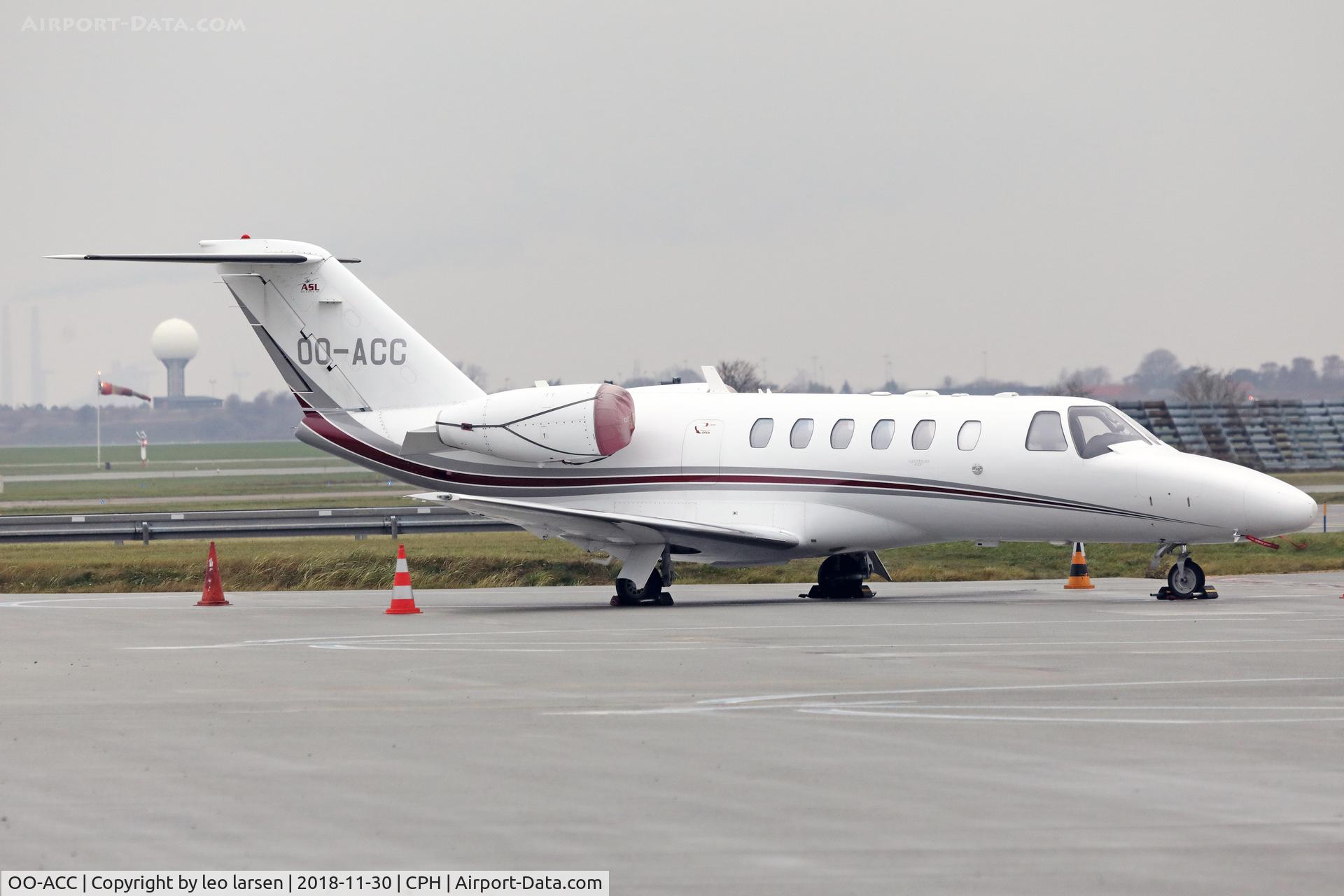 OO-ACC, 2008 Cessna 525A CitationJet CJ2+ C/N 525A-0431, Copenhagen 30.11.2018