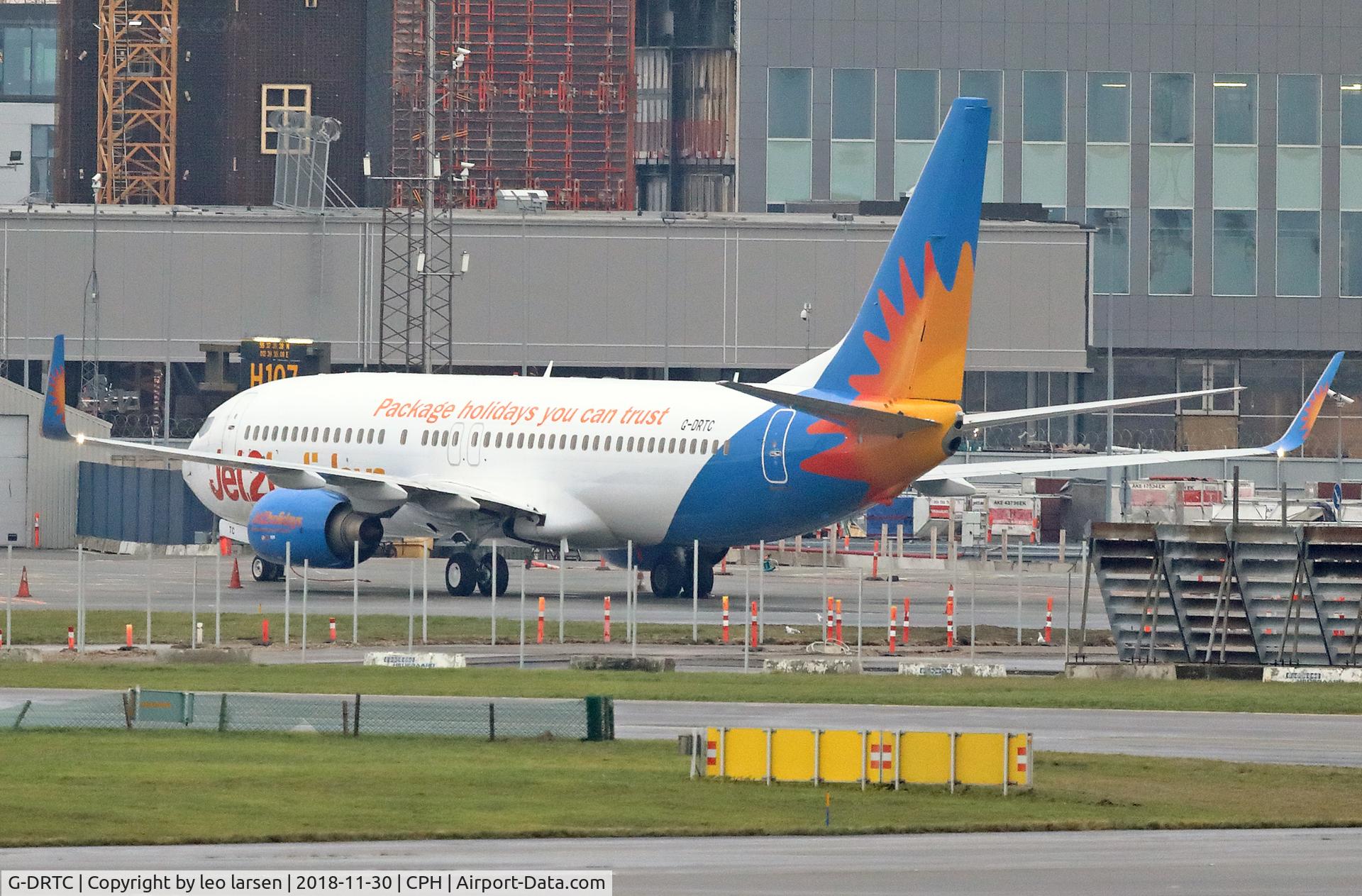 G-DRTC, 2006 Boeing 737-808 C/N 34702, Copenhagen 30.11.2018