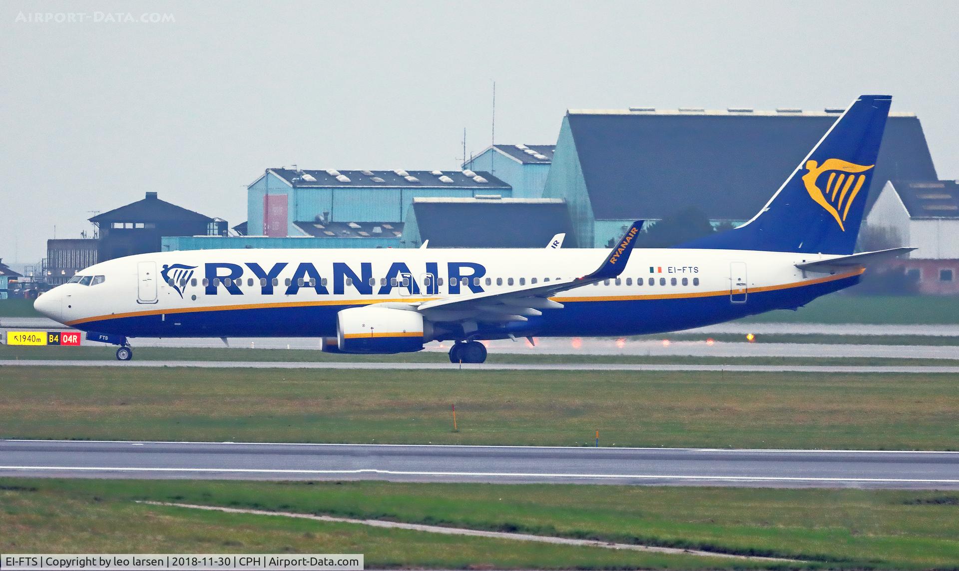 EI-FTS, 2017 Boeing 737-8AS C/N 44768, Copenhagen 30.11.2018