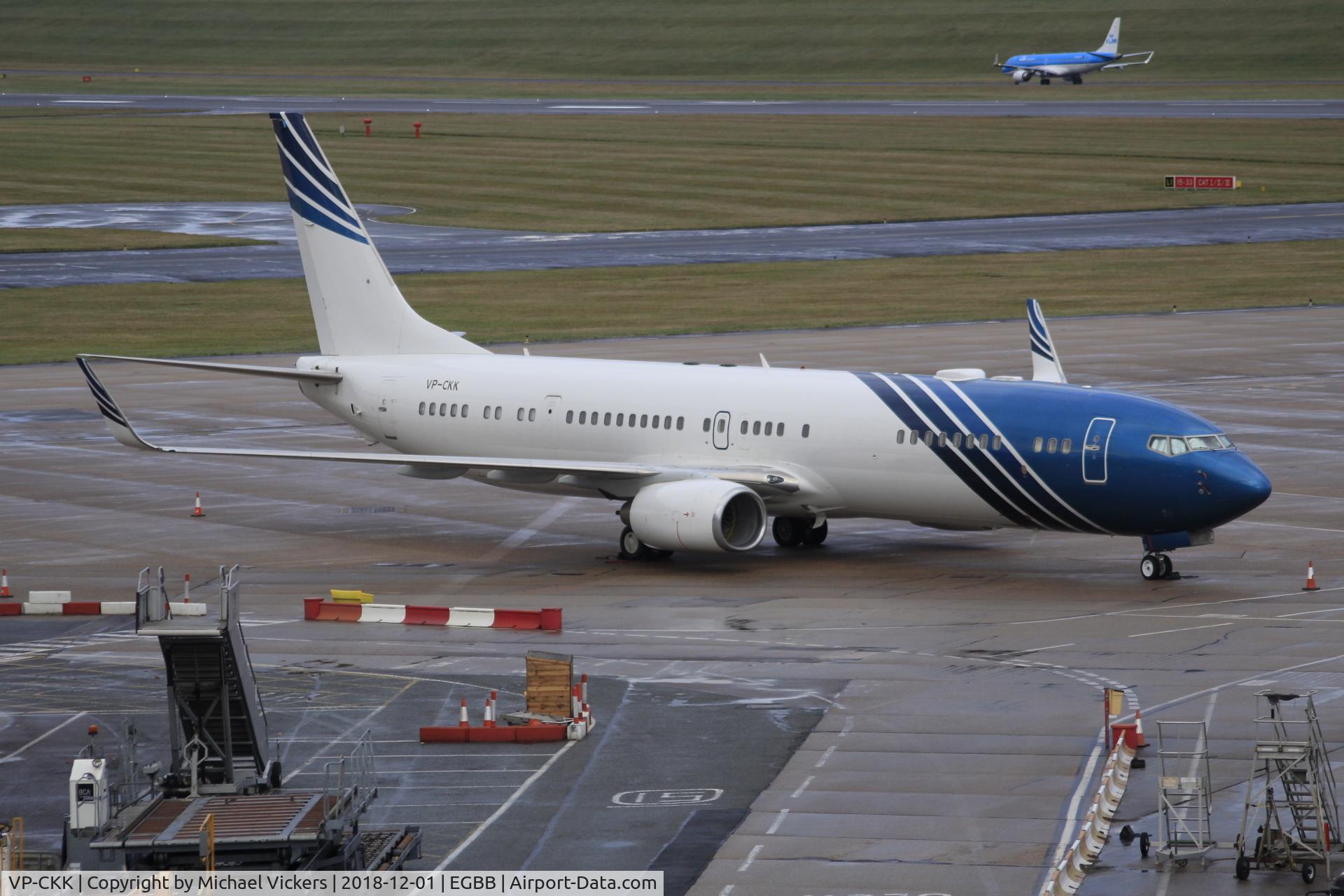 VP-CKK, 2008 Boeing 737-9JAER C/N 37560, Landed from Stansted Airport