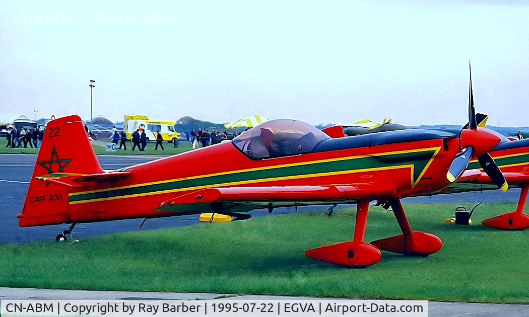 CN-ABM, Mudry CAP-231 C/N 22, CN-ABM   Mudry CAP-231 [22] (Moroccan Air Force) RAF Fairford~G 22/07/1995