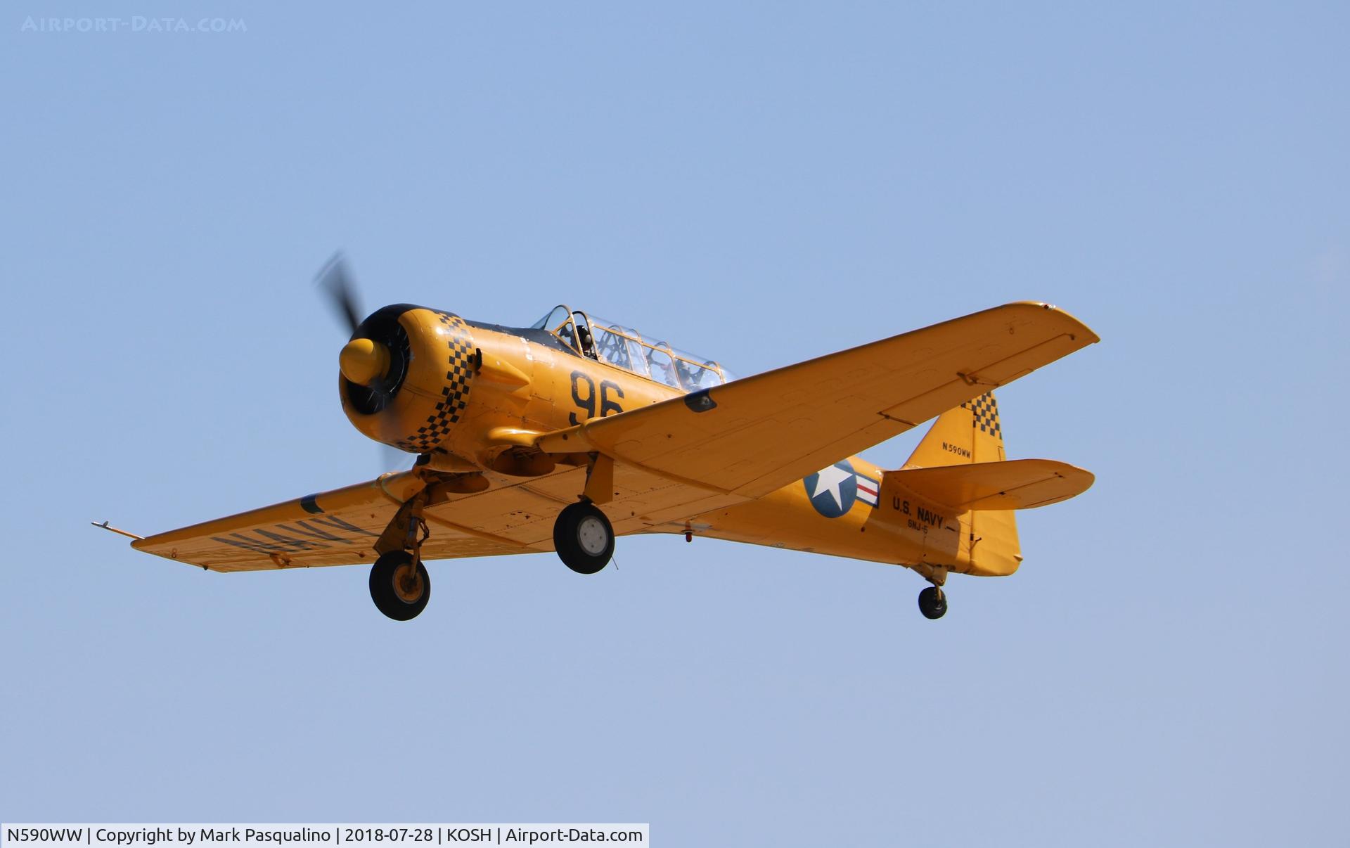 N590WW, 1959 North American SNJ-5 Texan C/N 84839, North American SNJ-5