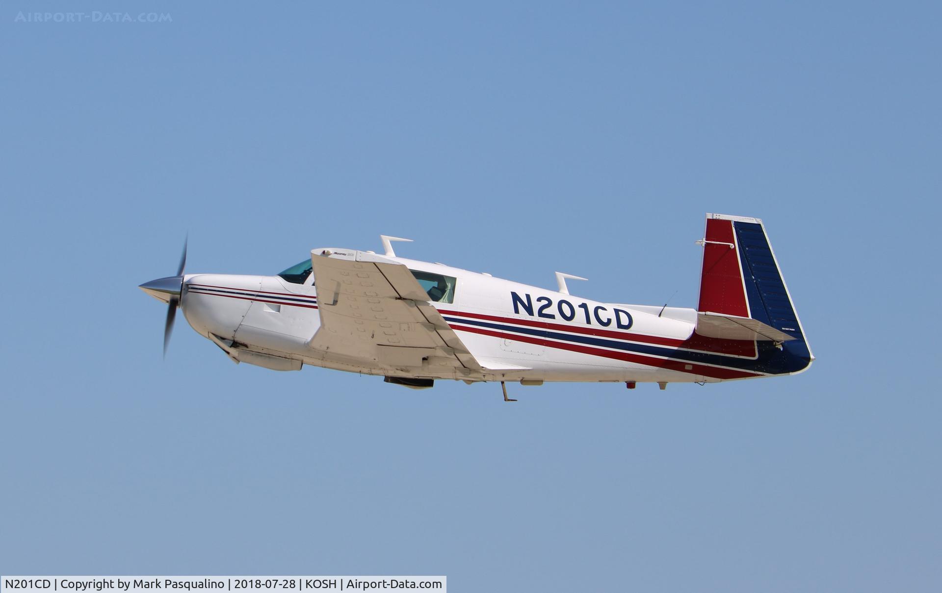 N201CD, 1976 Mooney M20J 201 C/N 24-0063, Mooney M20J