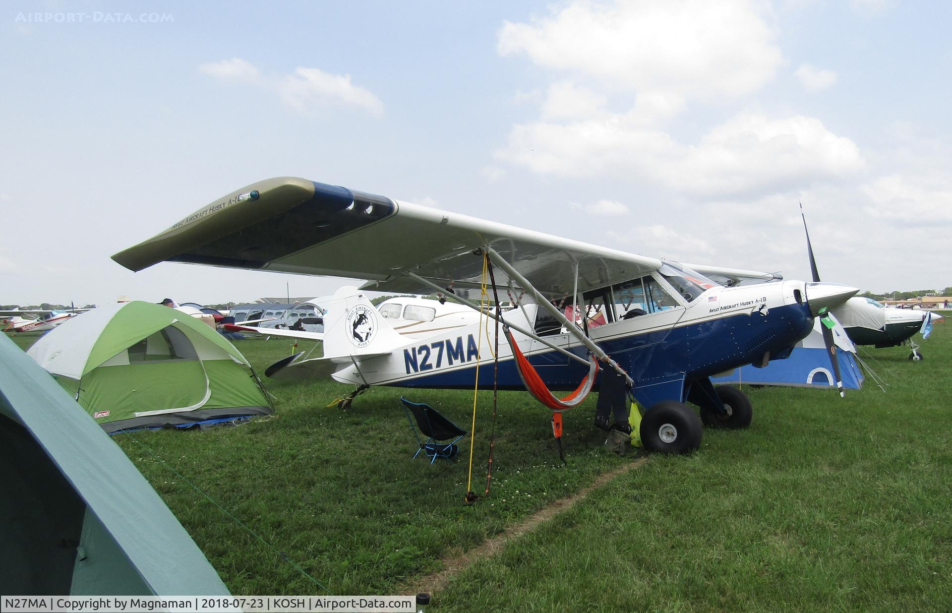 N27MA, 2007 Aviat A-1B Husky C/N 2397, at EAA 18