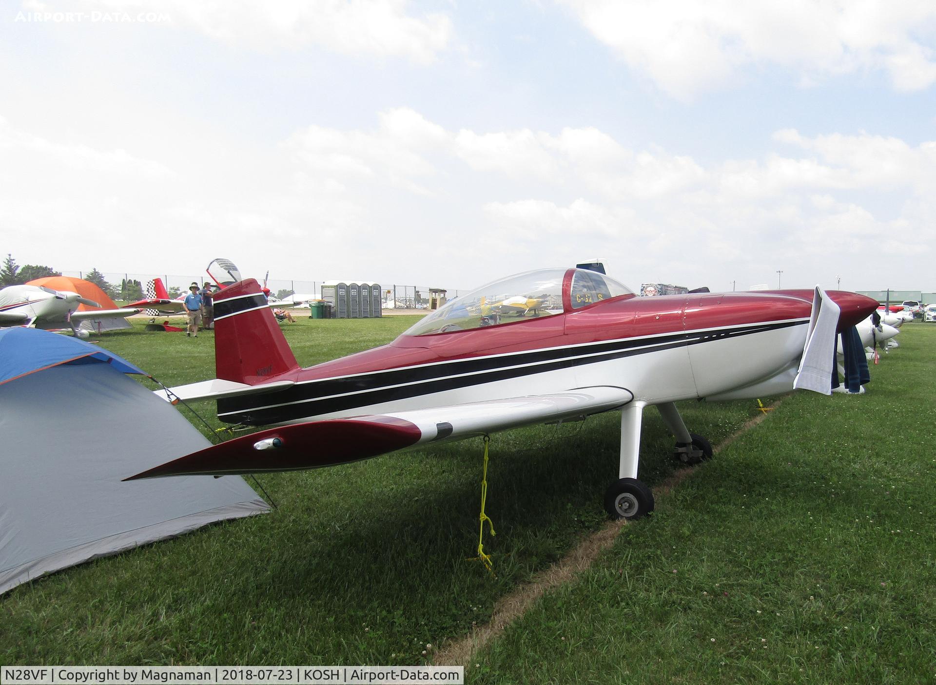 N28VF, 2000 Vans RV-8 C/N 80861, another vans at EAA 18