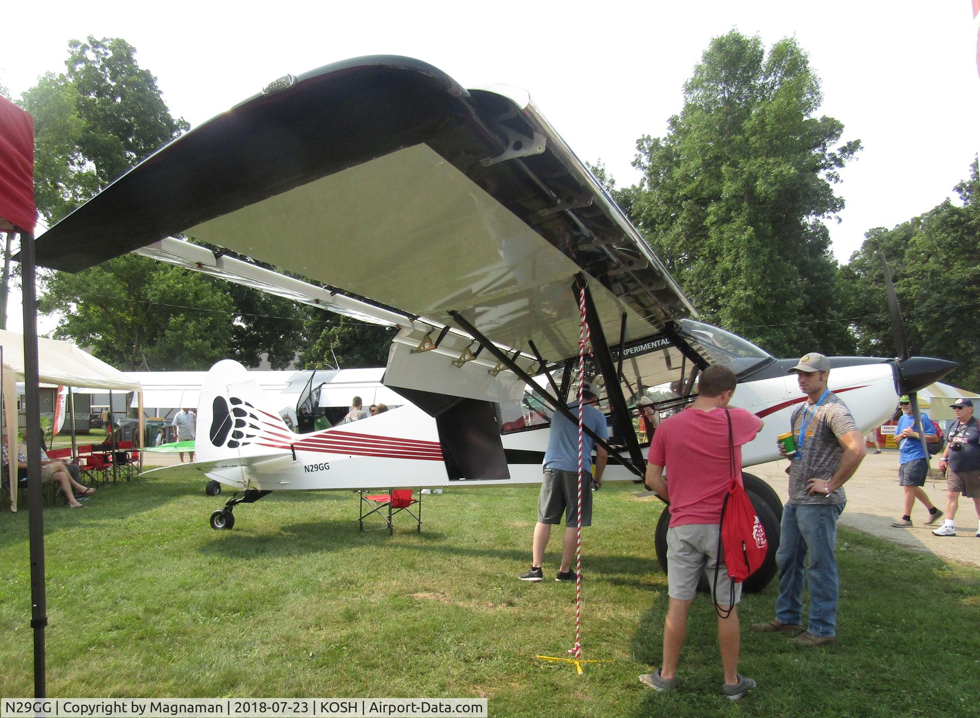 N29GG, Backcountry Super Cubs Super Cub C/N BC21216R014, at EAA 18