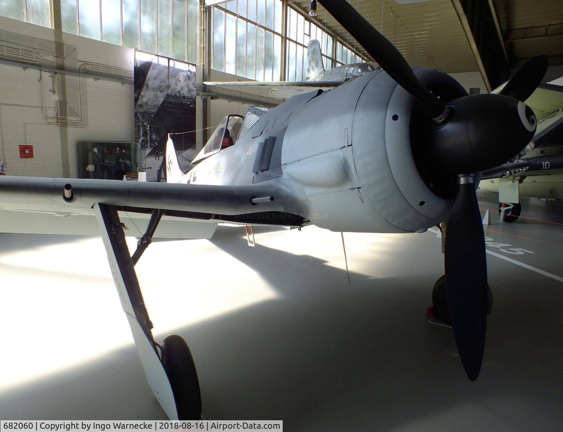 682060, Focke-Wulf Fw-190A-8 C/N 682060, Focke-Wulf Fw 190A-8 (rebuilt mainly with parts of 682060) at the Luftwaffenmuseum (German Air Force museum), Berlin-Gatow