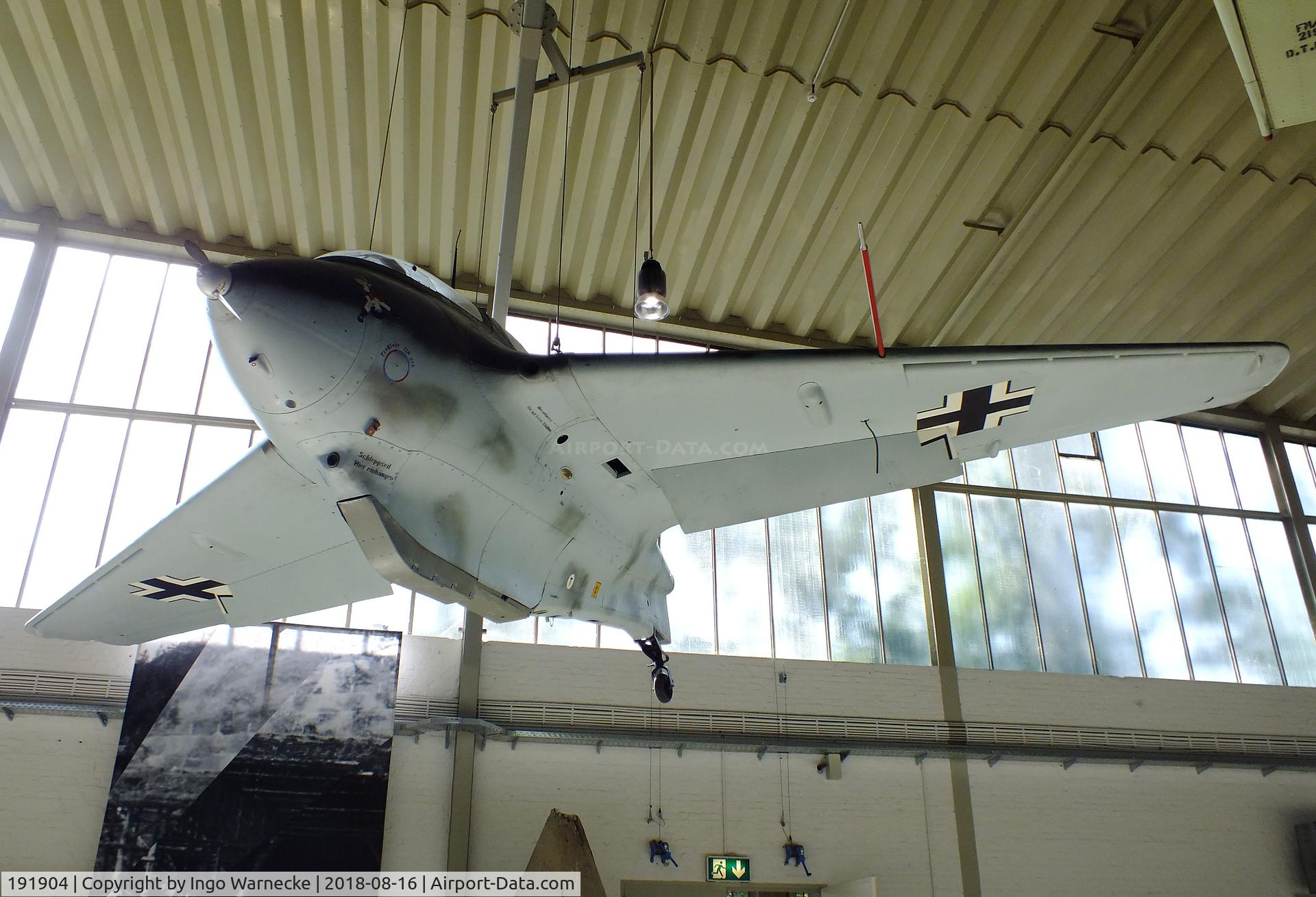 191904, Messerschmitt Me-163B-1a Komet C/N 191904, Messerschmitt Me 163B-1a Komet at the Luftwaffenmuseum (German Air Force museum), Berlin-Gatow