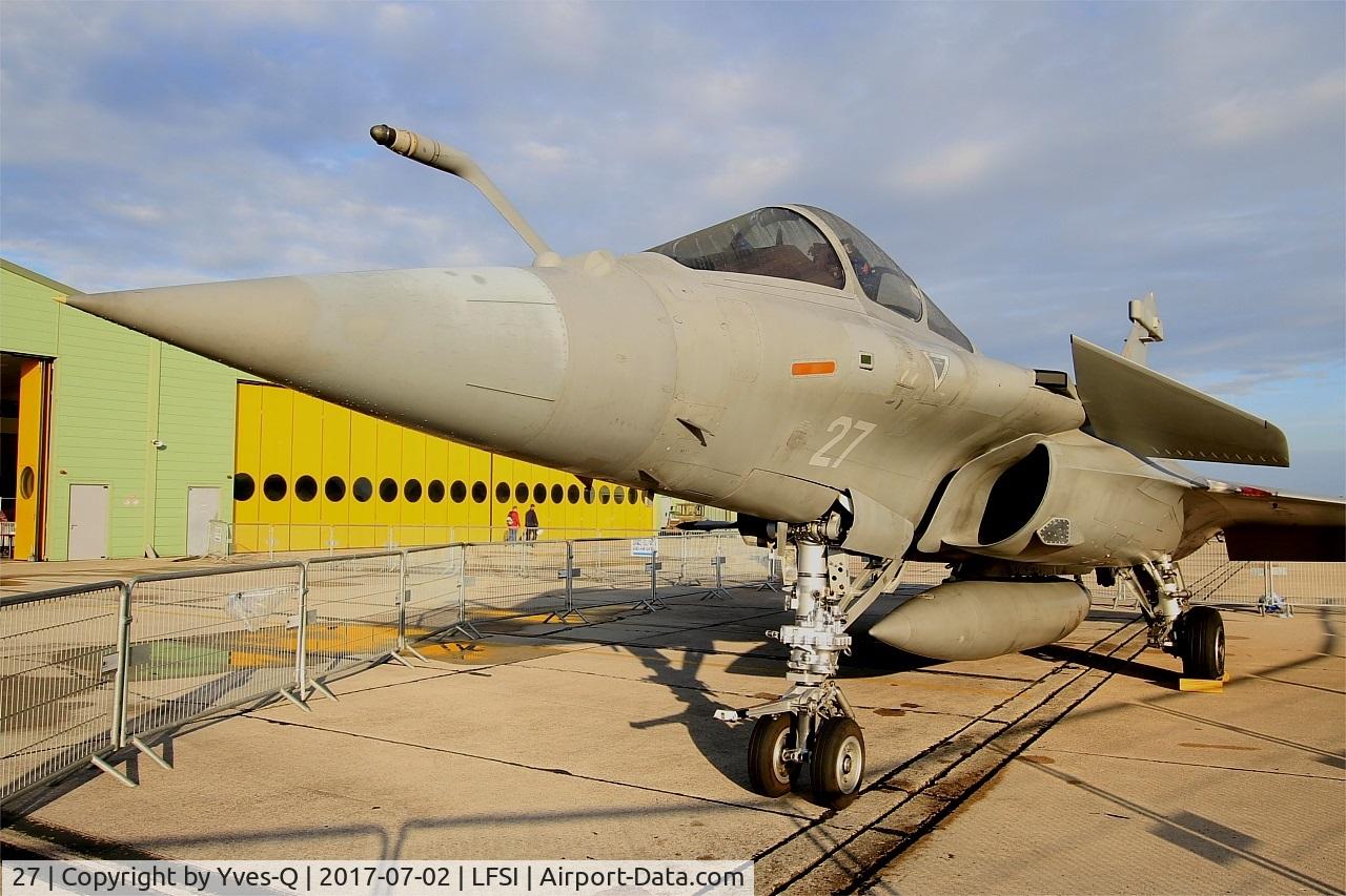 27, 2011 Dassault Rafale M C/N 27, Dassault Rafale M, Static display, St Dizier-Robinson Air Base 113 (LFSI) Open day 2017