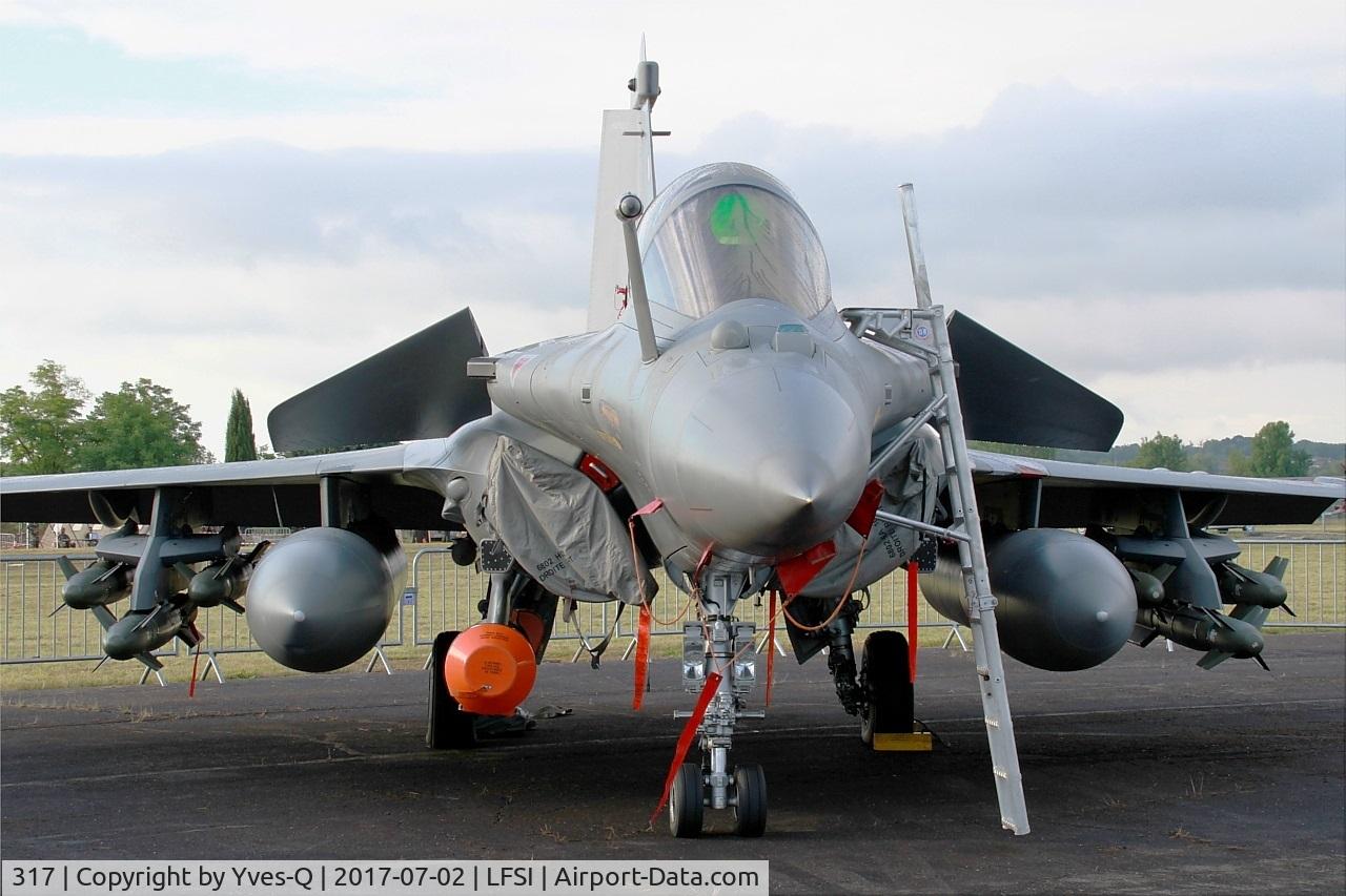 317, Dassault Rafale B C/N 317, Dassault Rafale B, Static display, St Dizier-Robinson Air Base 113 (LFSI) Open day 2017