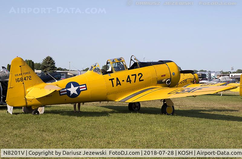 N8201V, North American T-6G Texan C/N 168-472, North American T-6G Texan  C/N 168472, N8201V