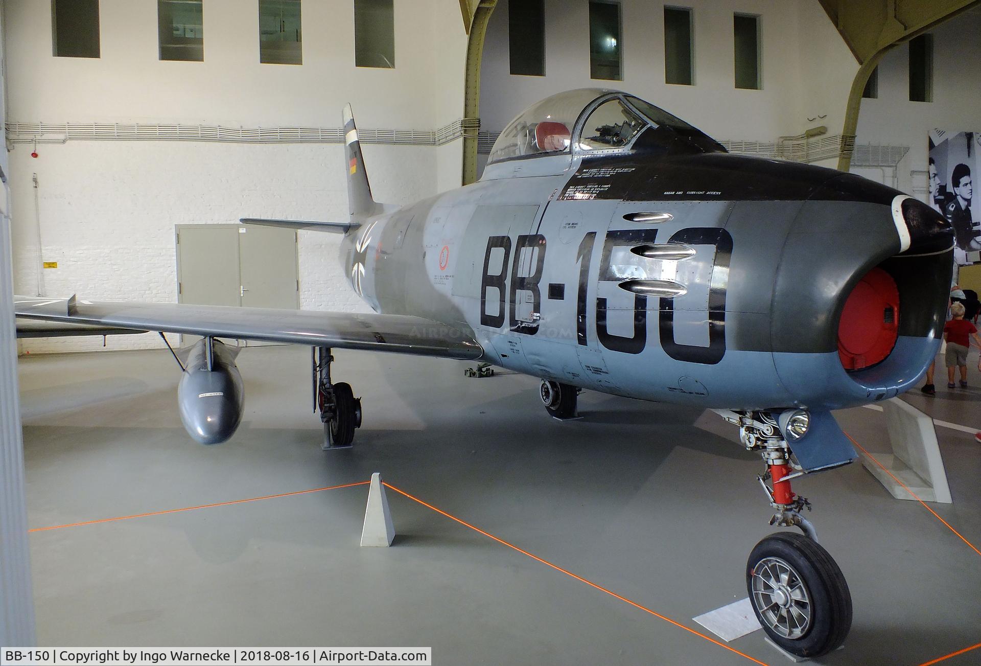 BB-150, Canadair CL-13A Sabre 5 C/N 895, Canadair CL-13A Sabre 5 (North American F-86) at the Luftwaffenmuseum (German Air Force museum), Berlin-Gatow