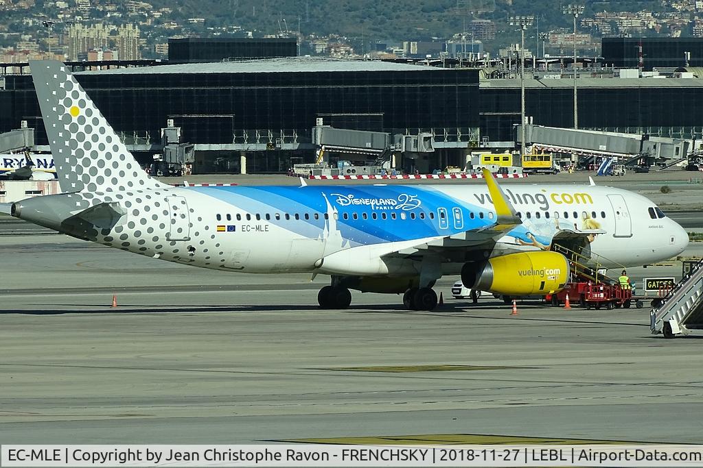 EC-MLE, 2016 Airbus A320-232 C/N 7109, Vueling (25 years Disneyland Livery)