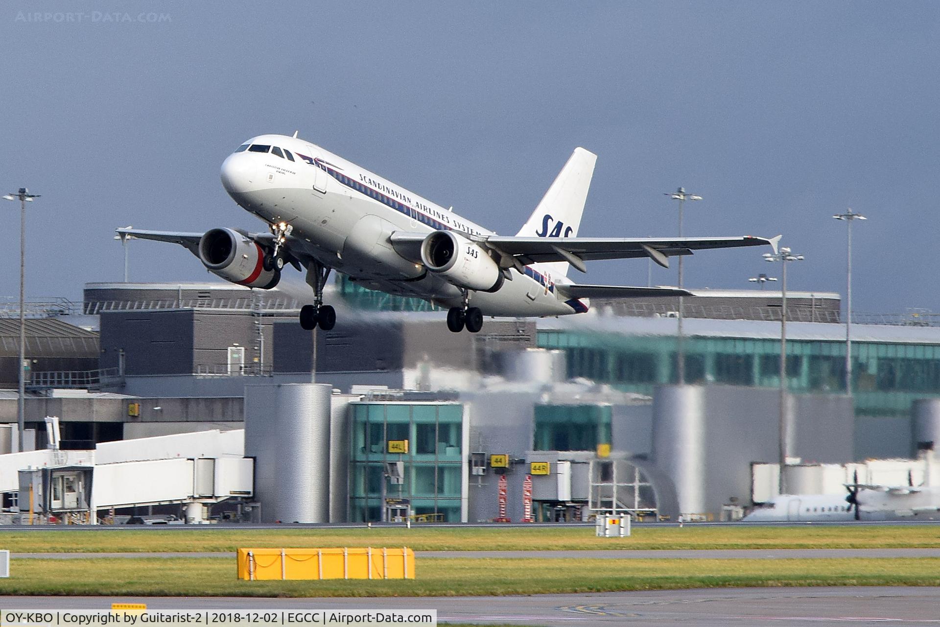 OY-KBO, 2006 Airbus A319-131 C/N 2850, At Manchester