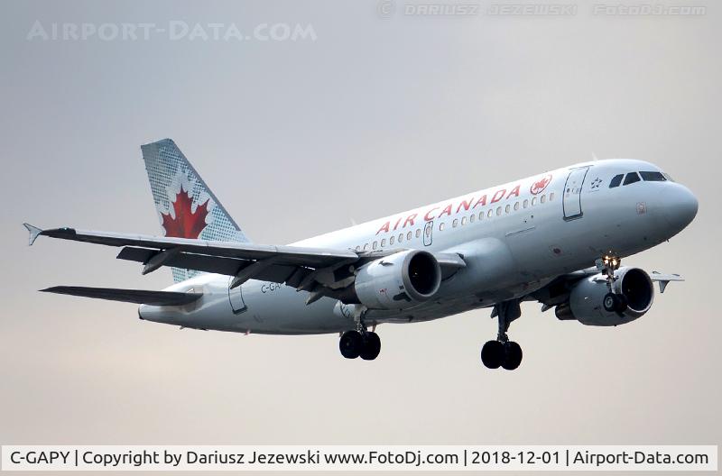 C-GAPY, 1997 Airbus A319-114 C/N 728, Airbus A319-114 - Air Canada  C/N 728, C-GAPY