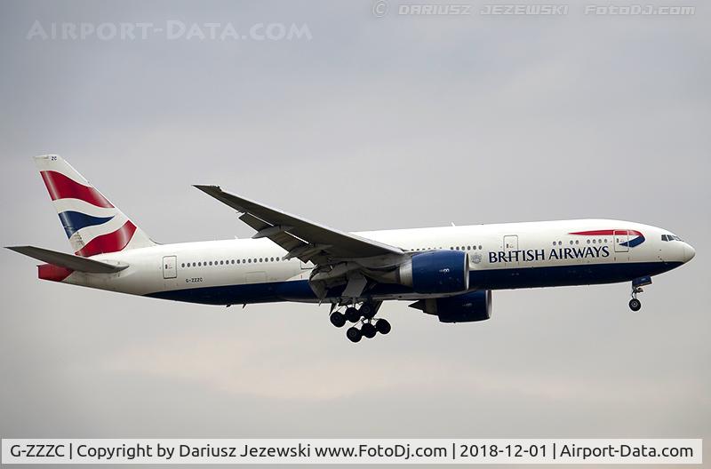 G-ZZZC, 1995 Boeing 777-236 C/N 27107, Boeing 777-236 - British Airways  C/N 27107, G-ZZZC