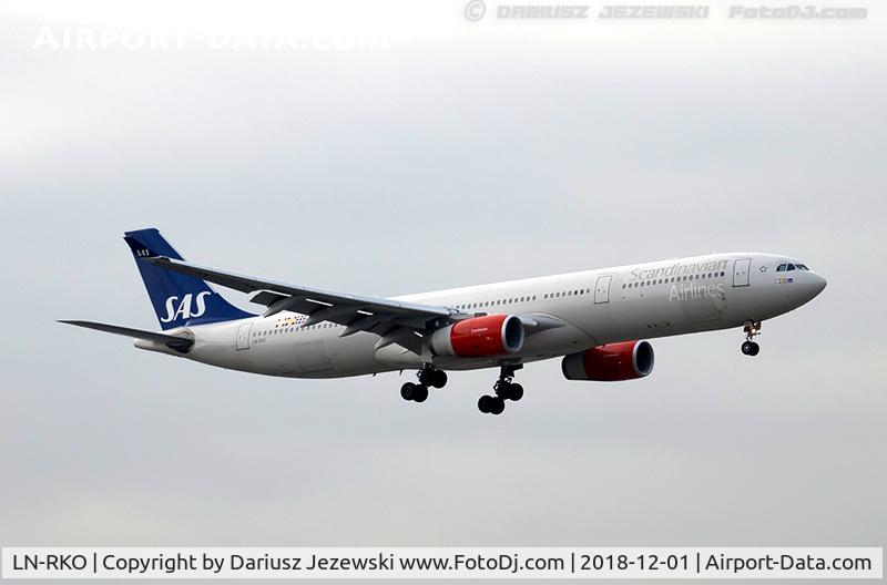 LN-RKO, 2003 Airbus A330-343X C/N 515, Airbus A330-343 - Scandinavian Airlines - SAS  C/N 515, LN-RKO