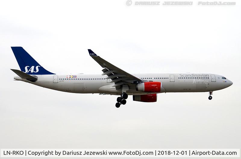 LN-RKO, 2003 Airbus A330-343X C/N 515, Airbus A330-343 - Scandinavian Airlines - SAS  C/N 515, LN-RKO