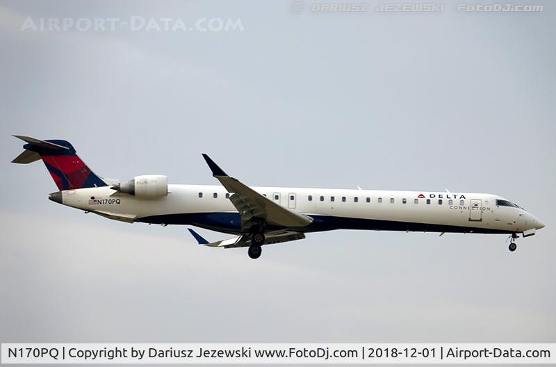 N170PQ, 2008 Bombardier CRJ-900ER (CL-600-2D24) C/N 15170, Bombardier CRJ-900 (CL-600-2D24) - Delta Connection (Pinnacle Airlines)   C/N 15170, N170PQ