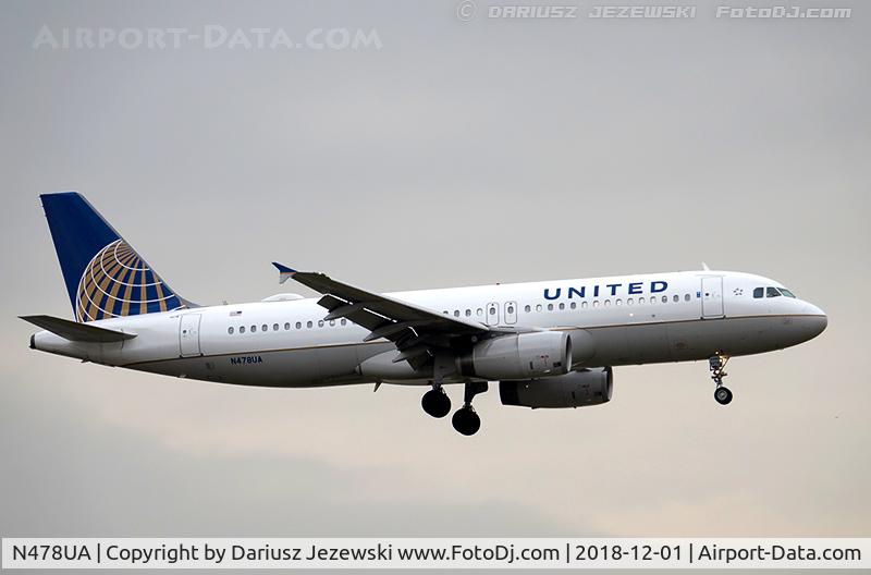 N478UA, 2001 Airbus A320-232 C/N 1533, Airbus A320-232 - United Airlines  C/N 1533, N478UA