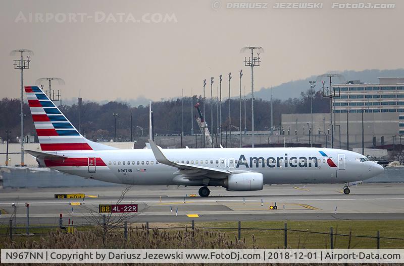N967NN, 2015 Boeing 737-823 C/N 31214, Boeing 737-823 - American Airlines  C/N 31214, N967NN