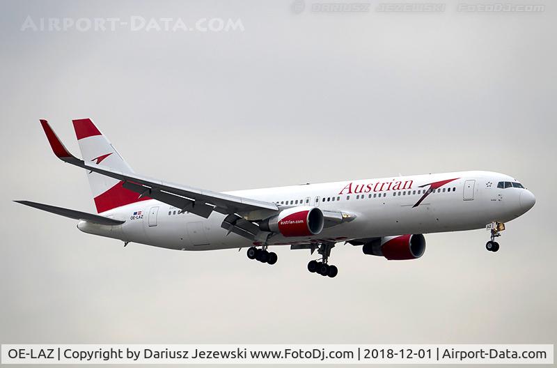 OE-LAZ, 1999 Boeing 767-3Z9 C/N 30331, Boeing 767-3Z9/ER - Austrian Airlines  C/N 30331, OE-LAZ