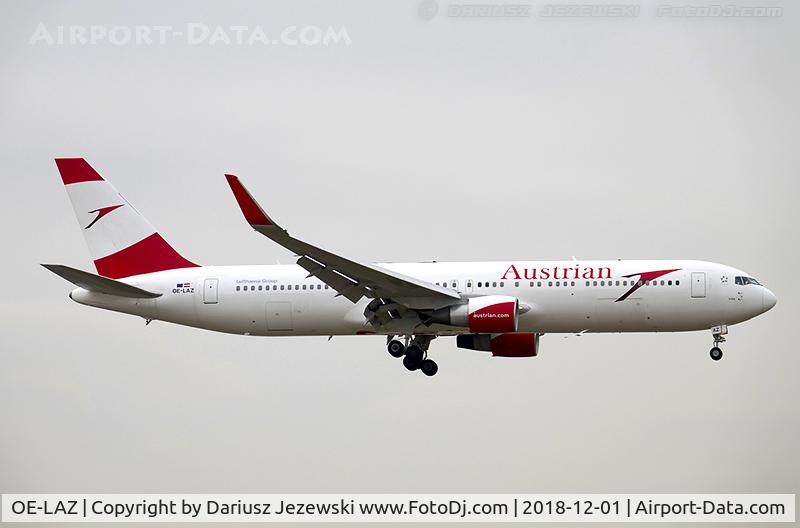 OE-LAZ, 1999 Boeing 767-3Z9 C/N 30331, Boeing 767-3Z9/ER - Austrian Airlines  C/N 30331, OE-LAZ