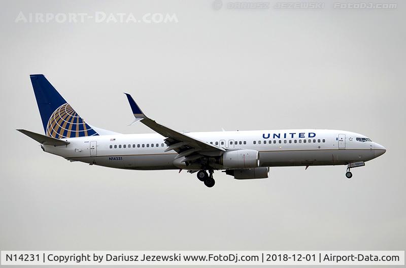 N14231, 1999 Boeing 737-824 C/N 28795, Boeing 737-824 - United Airlines  C/N 28795, N14231
