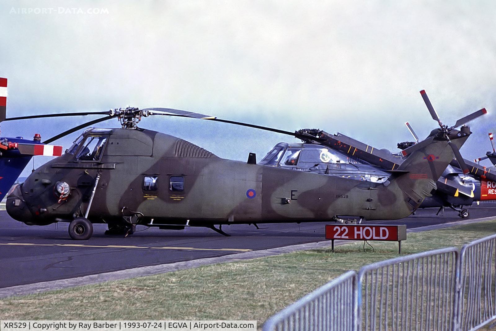 XR529, 1964 Westland Wessex HC.2 C/N WA151, XR529   Westland WS.58 Wessex HC.2 [WA151] (Royal Air Force) RAF Fairford~G @ 24/07/1993