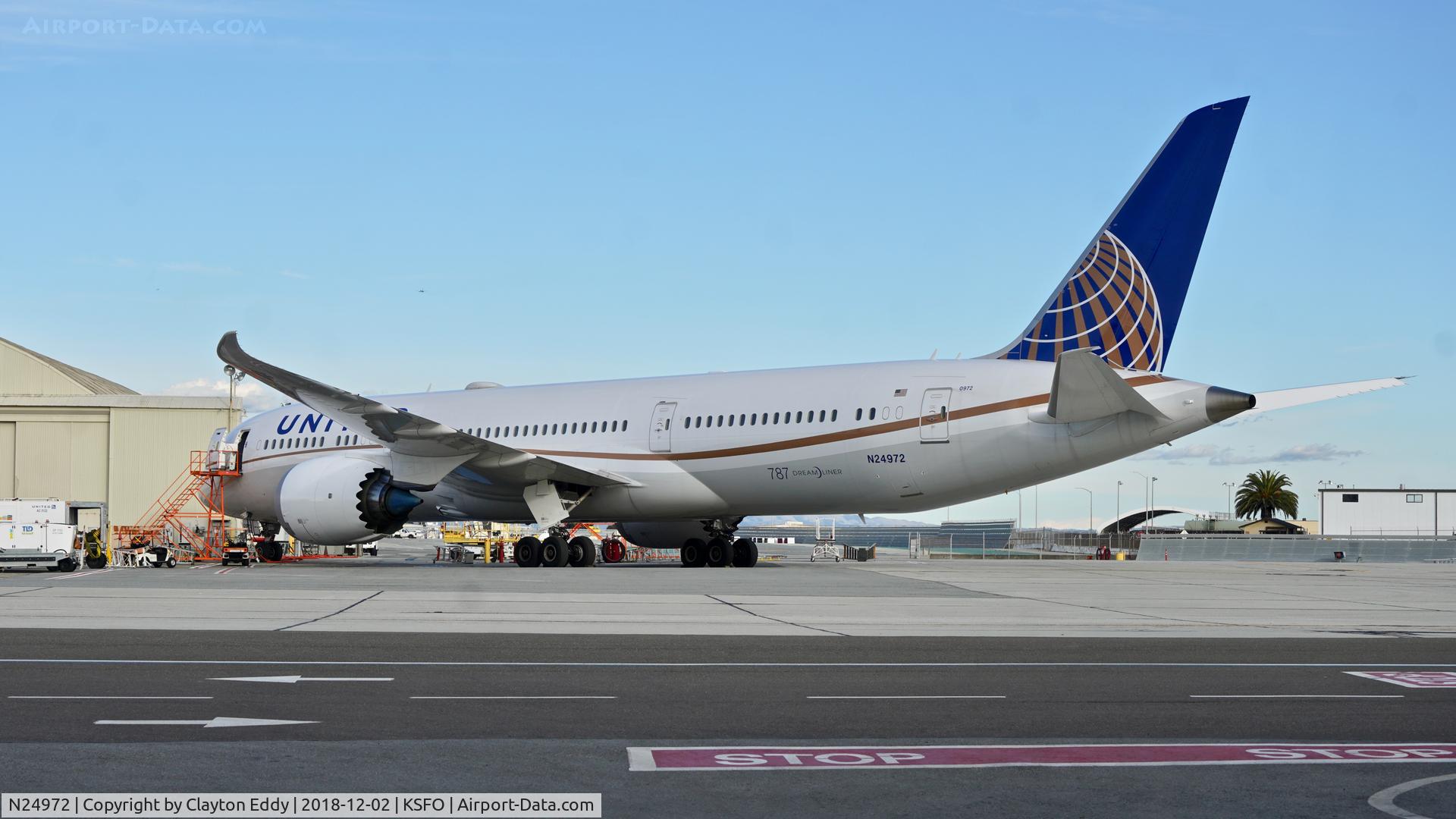 N24972, 2018 Boeing 787-9 Dreamliner C/N 40939, SFO 2018.