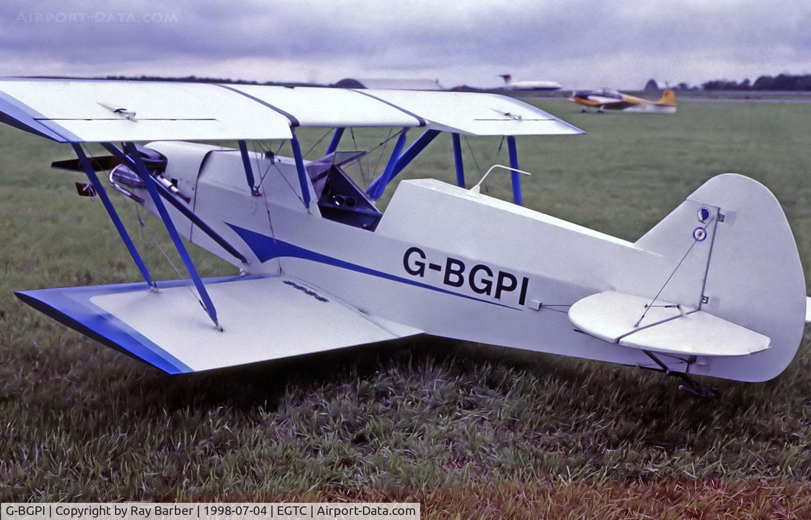 G-BGPI, 1986 Plumb BGP-1 C/N PFA 083-10359, G-BGPI   Plumb BGP.1 [PFA 083-10359] Cranfield~G @ 04/07/1998