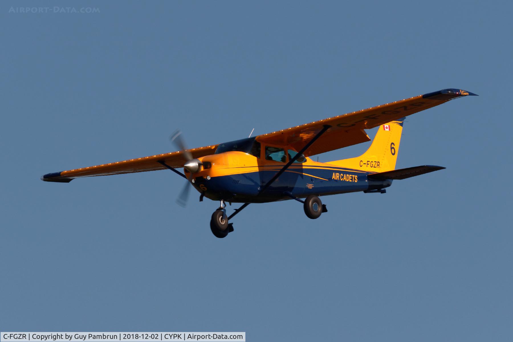 C-FGZR, 1973 Cessna 182P Skylane C/N 18262281, Landing