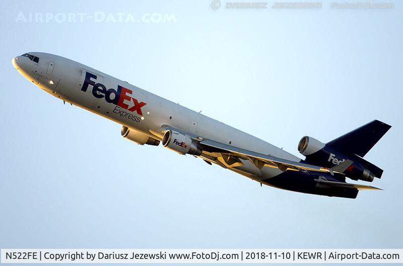 N522FE, 1992 McDonnell Douglas MD-11F C/N 48476, McDonnell Douglas MD-11(F) - FedEx - Federal Express  C/N 48476, N522FE