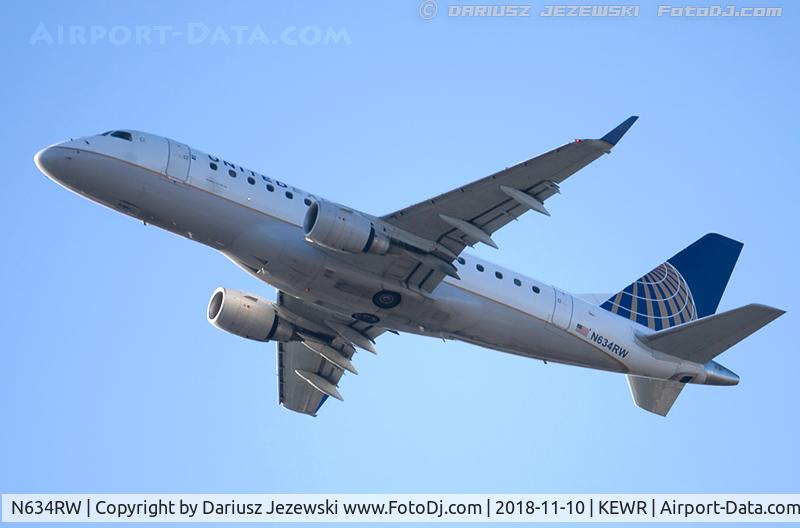 N634RW, 2004 Embraer 170SE (ERJ-170-100SE) C/N 17000055, Embraer 170SE (ERJ-170-100SE) - United Express (Shuttle America)   C/N 17000055, N634RW