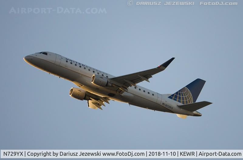 N729YX, 2015 Embraer 175LR (ERJ-170-200LR) C/N 17000512, Embraer 175LR (ERJ-170-200LR) - United Express  C/N 17000512, N729YX