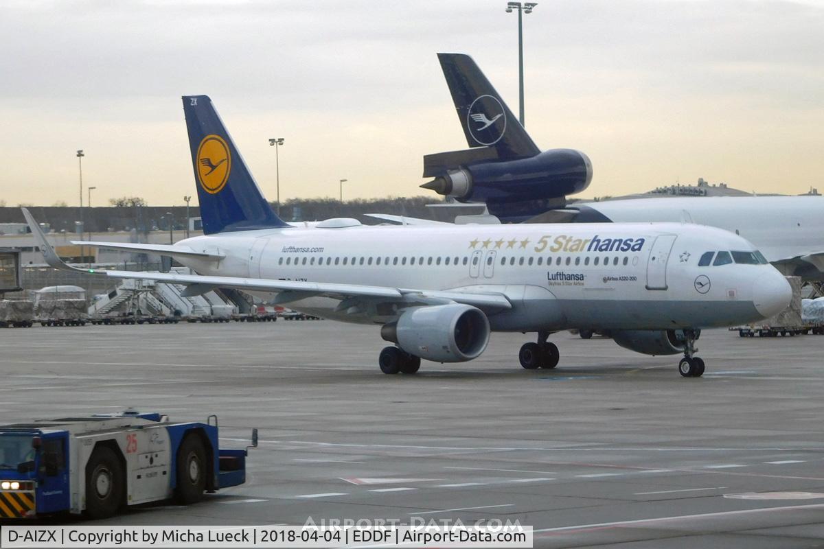D-AIZX, 2013 Airbus A320-214 C/N 5741, ***** 5-Starhansa (celebrating the award of 5 stars by Skytrax)