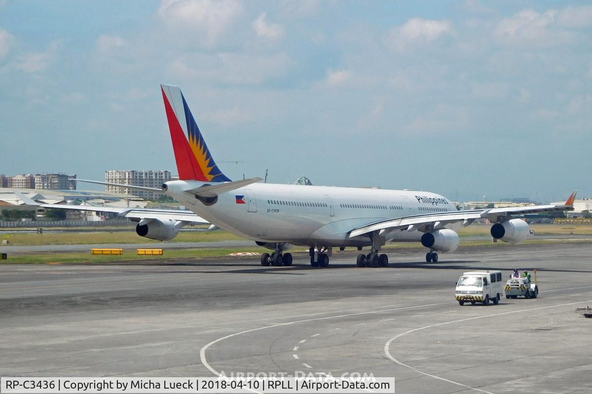 RP-C3436, 2000 Airbus A340-313 C/N 318, At Manila