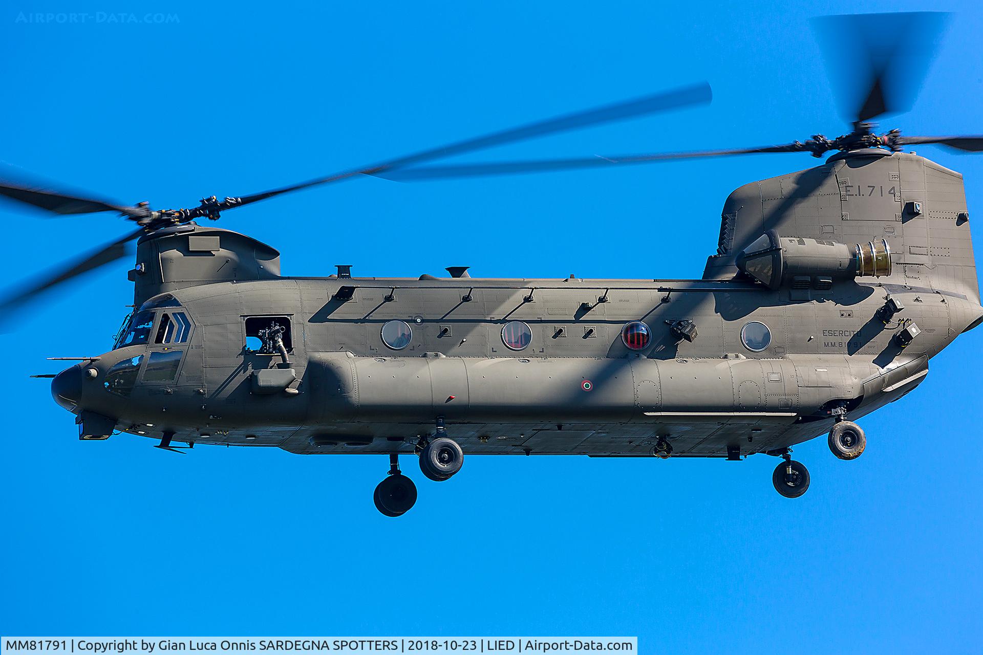 MM81791, AgustaWestland ICH-47F Chinook C/N M7814, landing 35r