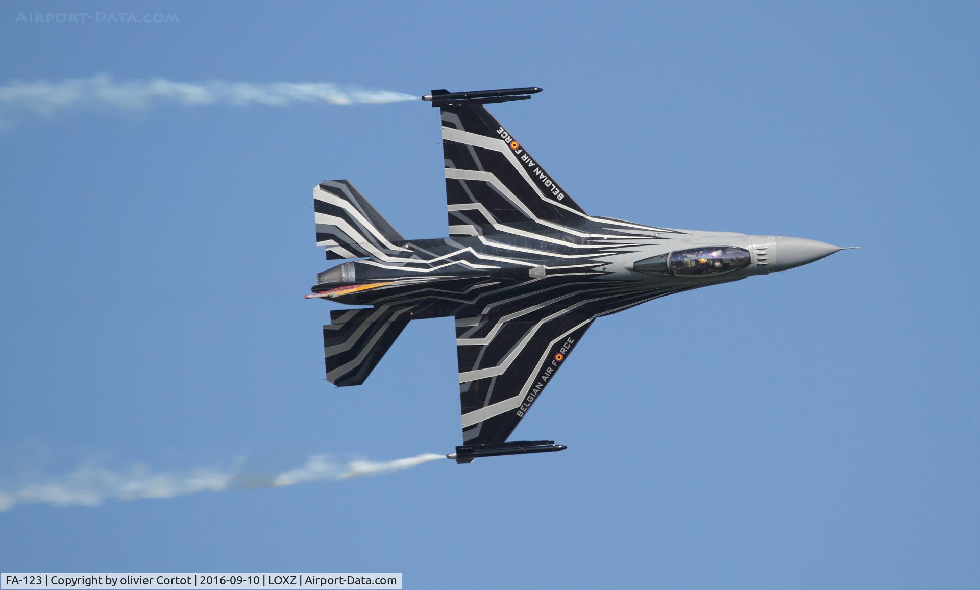 FA-123, SABCA F-16AM Fighting Falcon C/N 6H-123, Air power 16