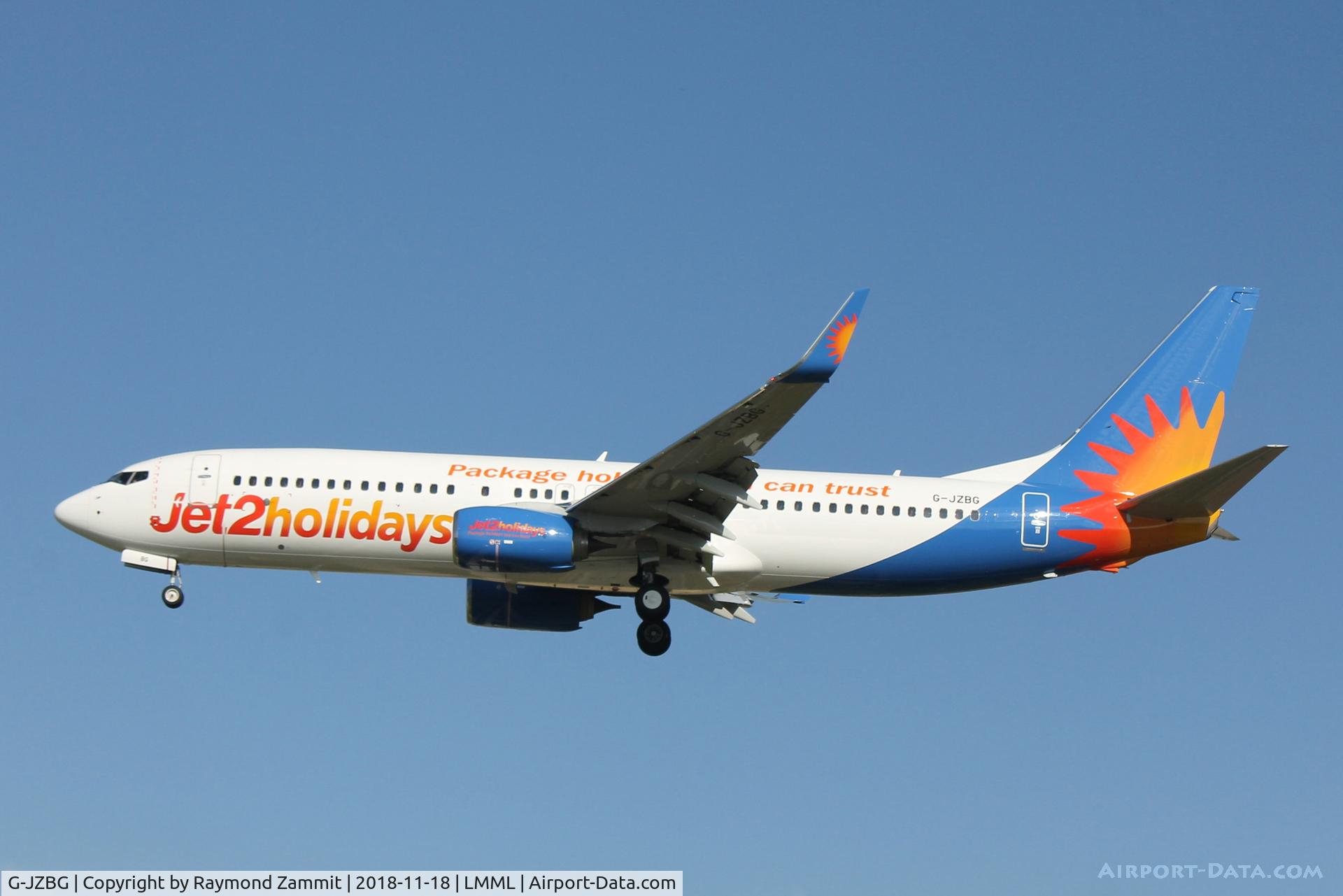 G-JZBG, 2017 Boeing 737-800 C/N 63164, B737-800 G-JZBG Jet2Com
