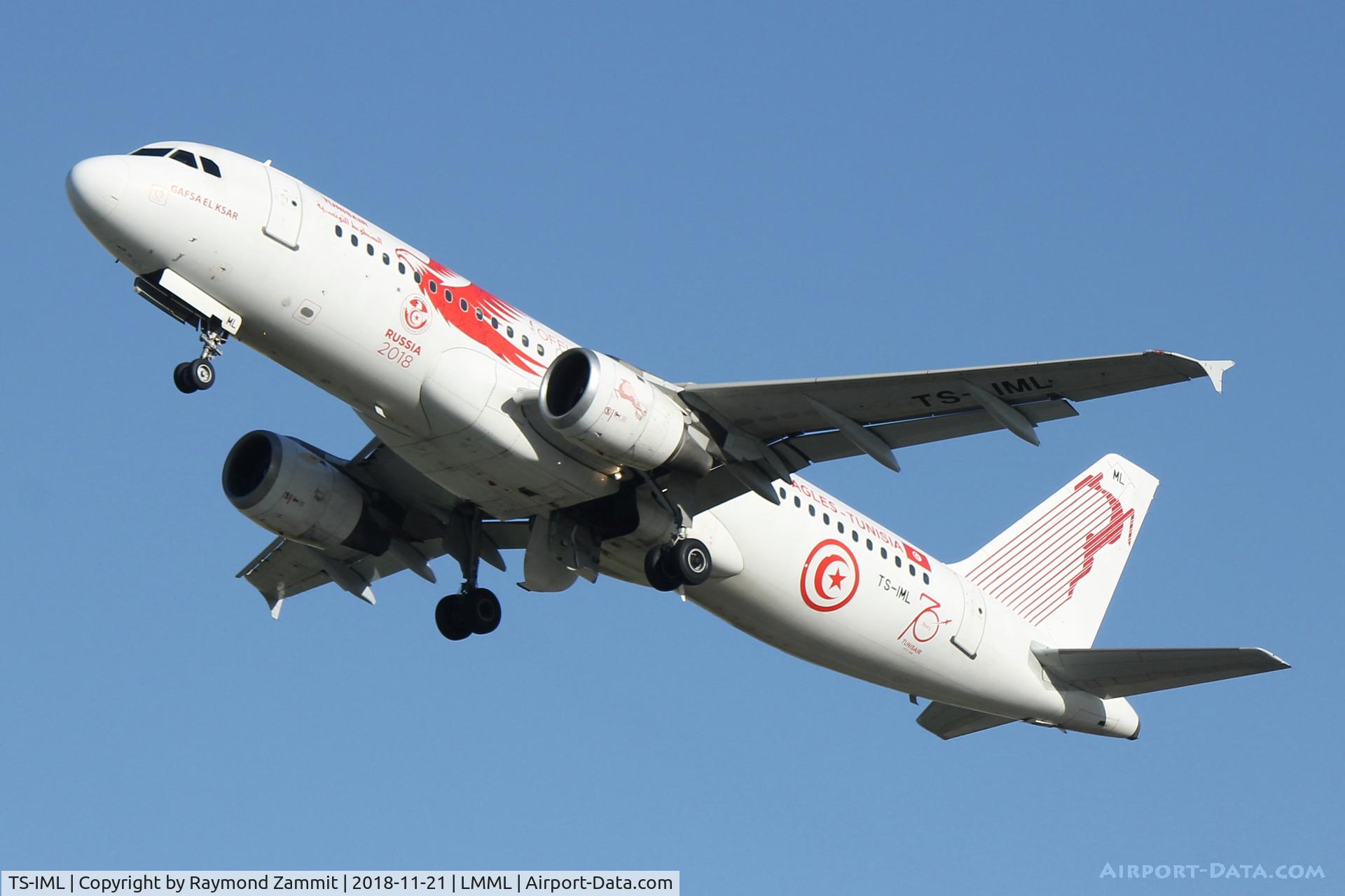 TS-IML, 1999 Airbus A320-211 C/N 0958, A320 TS-IML Tunisair in special livery