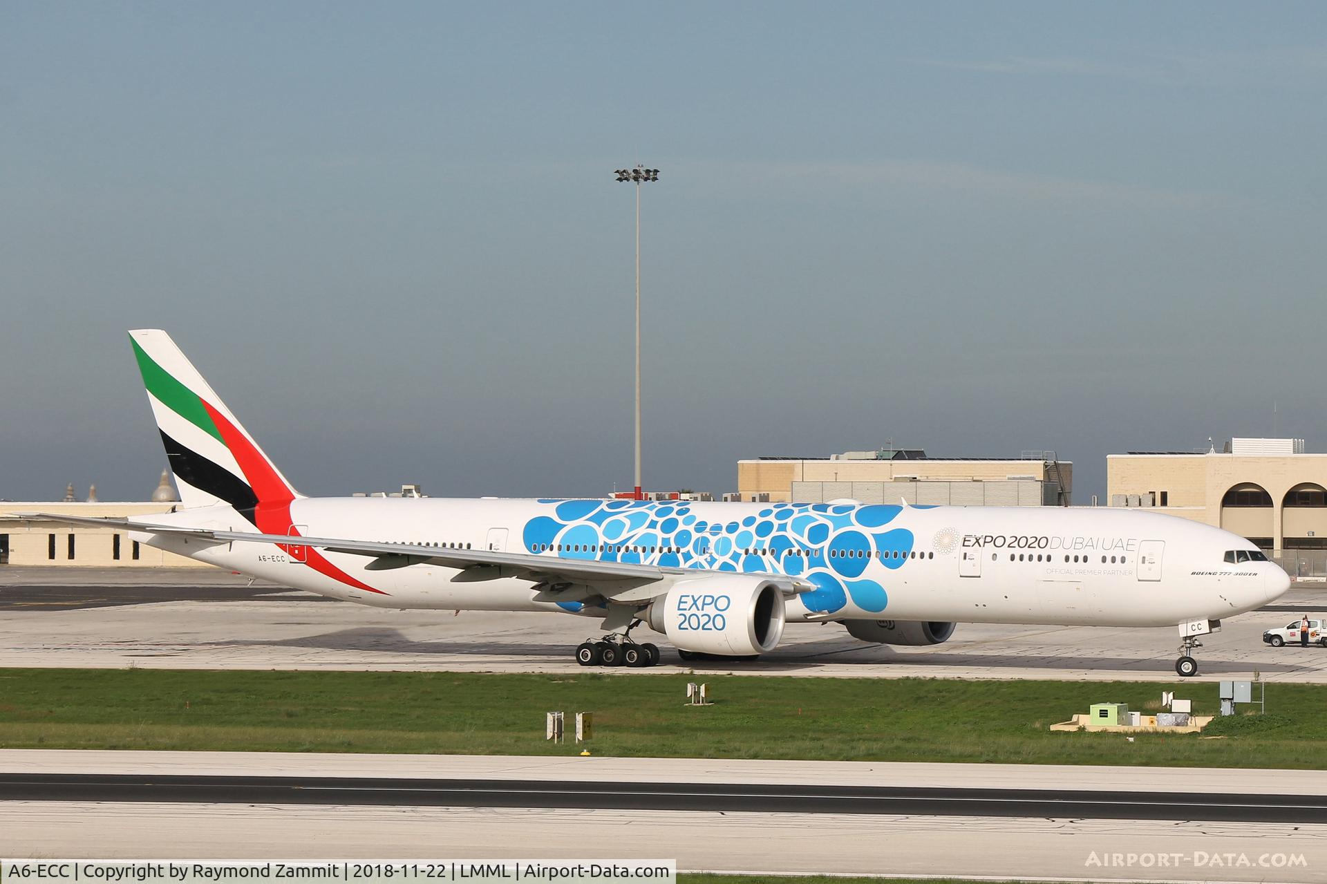 A6-ECC, 2007 Boeing 777-36N/ER C/N 33865, B777 A6-ECC Emirates Airlines